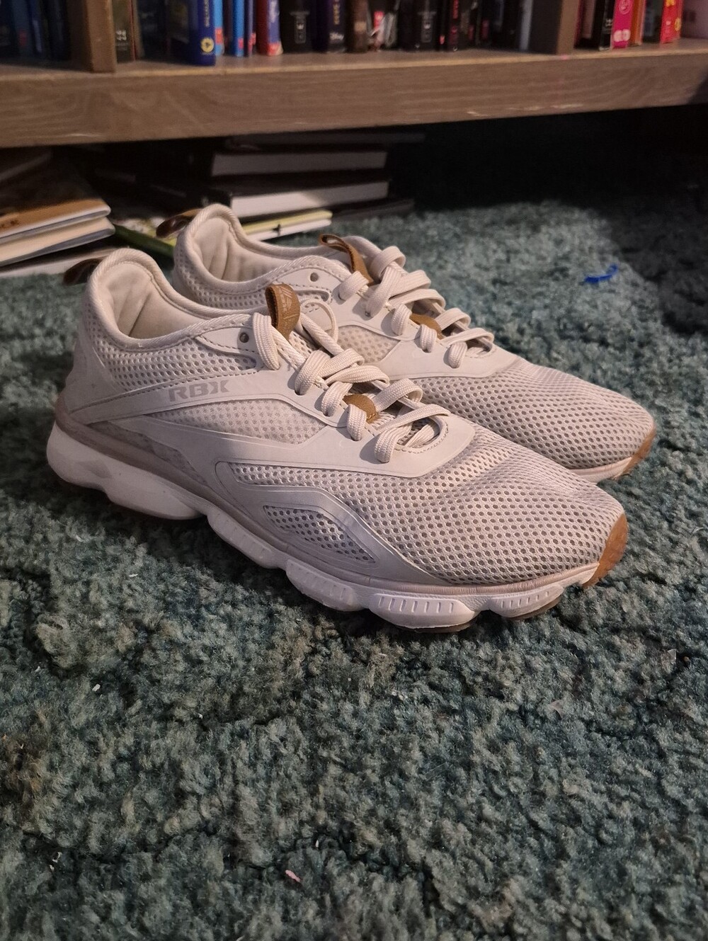 RBX Braton-M Running Athletic Shoes Gray Beige White Size 8.5 - Picture 5 of 14